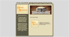 Desktop Screenshot of hotelnacozari.com